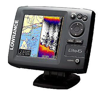 Lowrance Elite 5 Combo Colors Ecoscandaglio/GPS Chartplotter